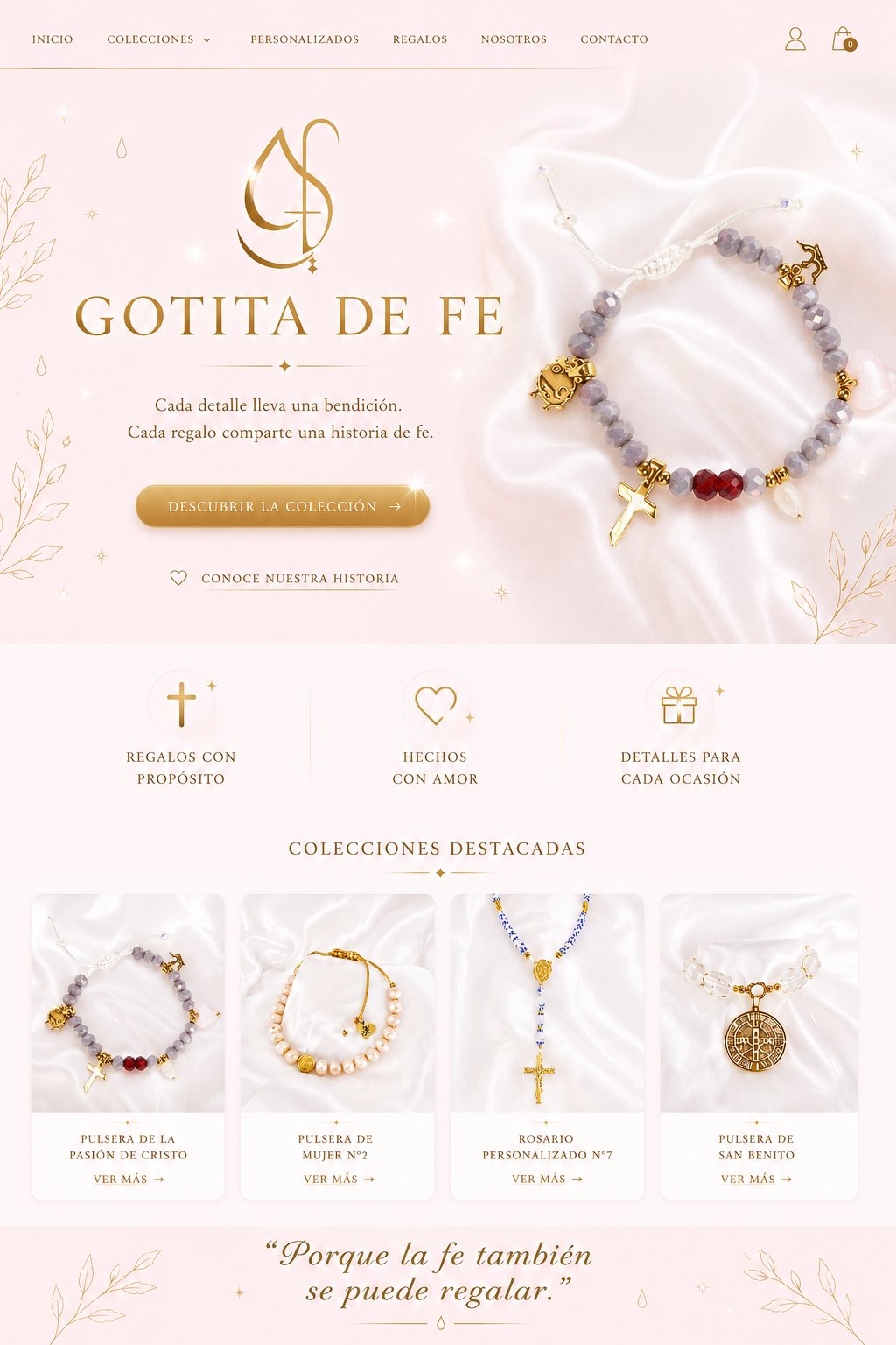 Gotita de Fe — Cada detalle lleva una bendición